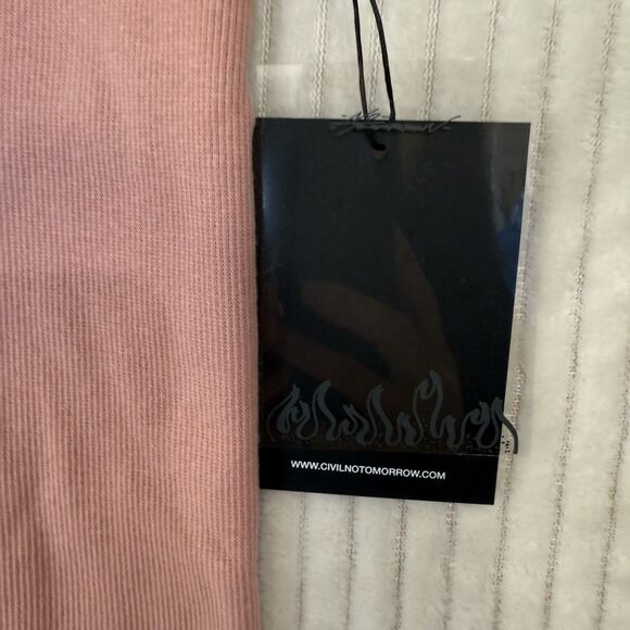 NWT Civil Regime No Tomorrow Dress Womens Dusty Rose Racerback Maxi Bodycon Sz S - Picture 6 of 14